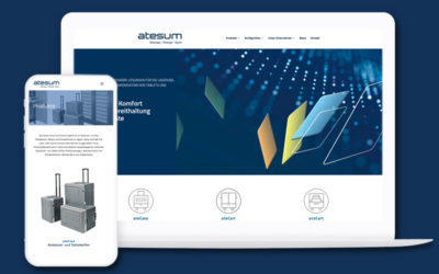 atesum lanciert neuen Webauftritt und Prospektmaterial