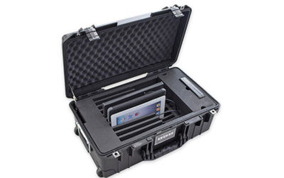 Der neue ateCase 01964 – Tabletkoffer für 16 Tablets mit Ladefunktion (iPad Air)